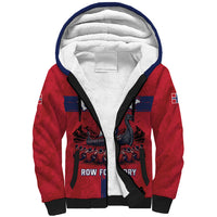 Custom Norge Football 2026 Sherpa Hoodie Row For Glory
