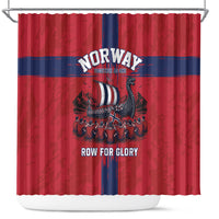 Norge Football 2026 Shower Curtain Row For Glory