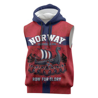 Custom Norge Football 2026 Sleeveless Hoodie Row For Glory