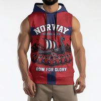 Custom Norge Football 2026 Sleeveless Hoodie Row For Glory
