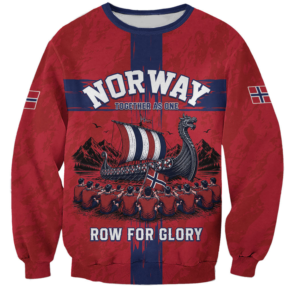 Custom Norge Football 2026 Sweatshirt Row For Glory