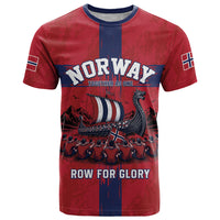 Custom Norge Football 2026 T Shirt Row For Glory