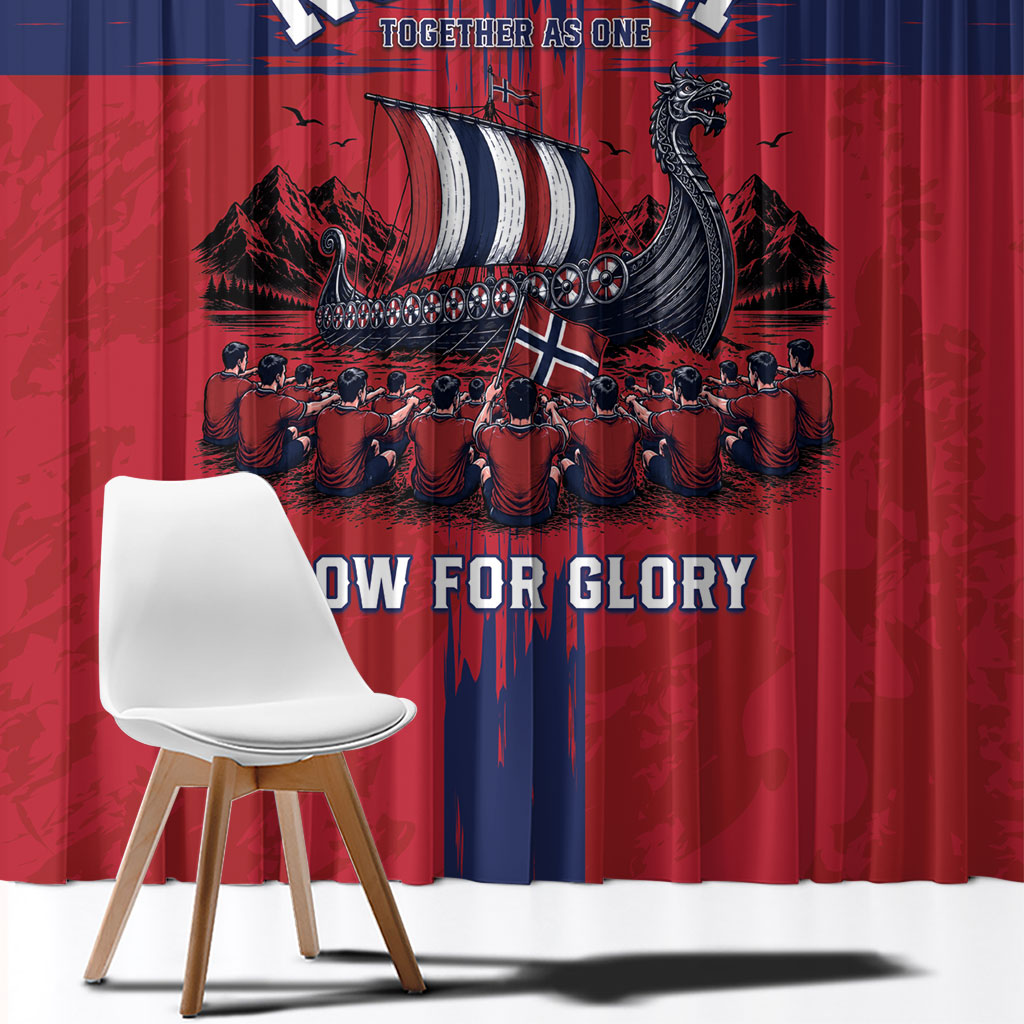Norge Football 2026 Window Curtain Row For Glory