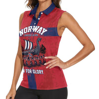 Custom Norge Football 2026 Women Sleeveless Polo Shirt Row For Glory