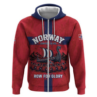 Custom Norge Football 2026 Zip Hoodie Row For Glory