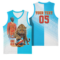 Custom DR Congo Football 2026 Basketball Jersey Fimbu Na Fimbu