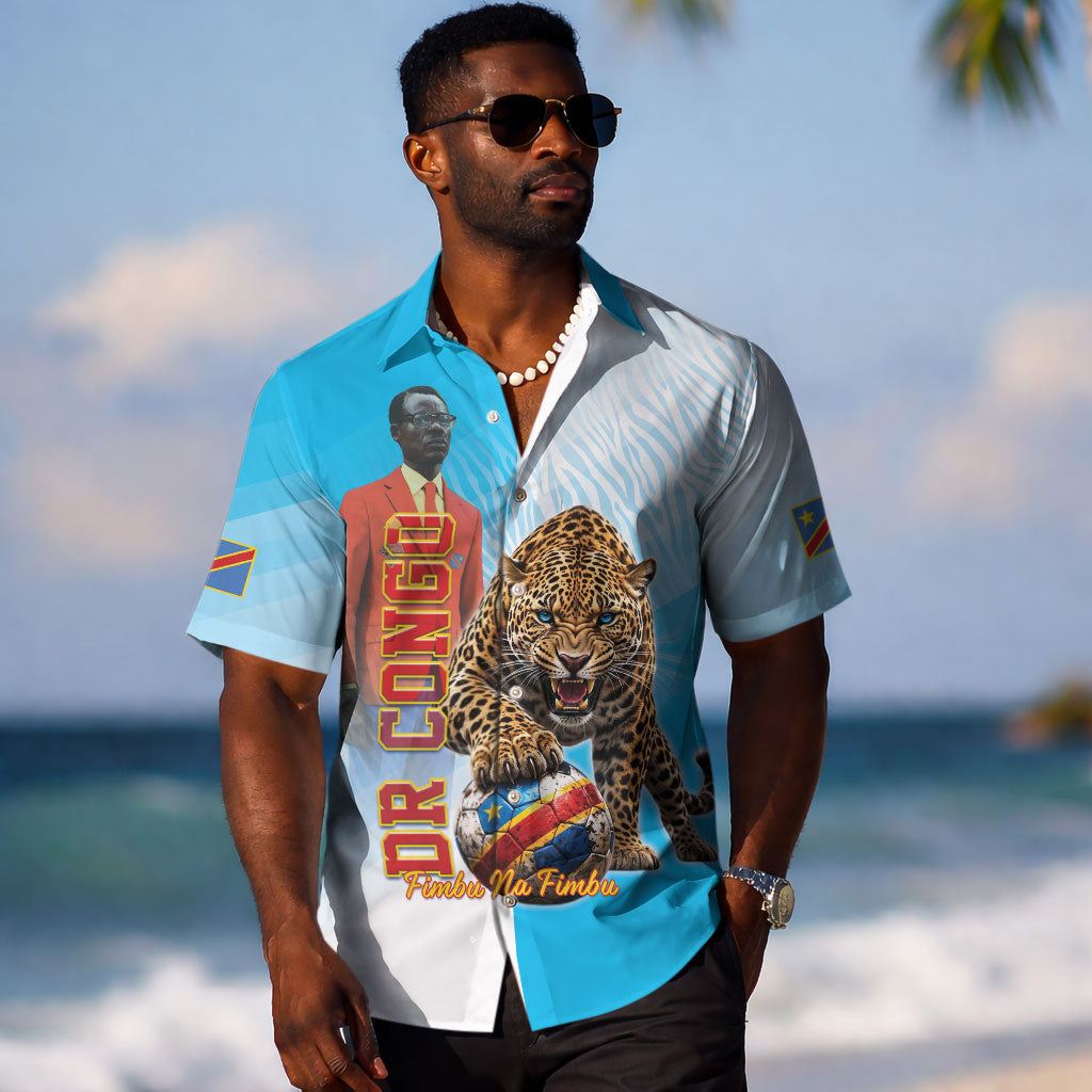 Custom DR Congo Football 2026 Hawaiian Shirt Fimbu Na Fimbu LT05