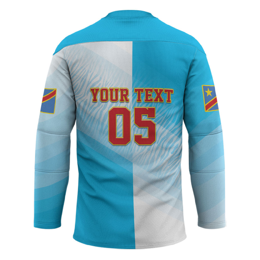 Custom DR Congo Football 2026 Hockey Jersey Fimbu Na Fimbu