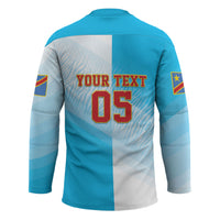 Custom DR Congo Football 2026 Hockey Jersey Fimbu Na Fimbu