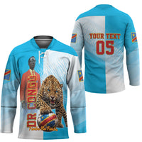 Custom DR Congo Football 2026 Hockey Jersey Fimbu Na Fimbu