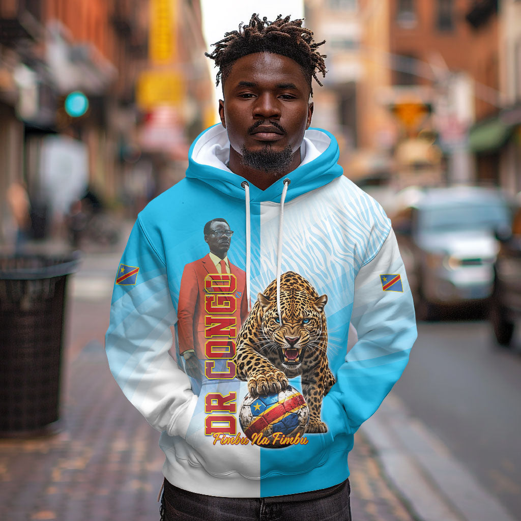 Custom DR Congo Football 2026 Hoodie Fimbu Na Fimbu