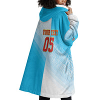 Custom DR Congo Football 2026 Wearable Blanket Hoodie Fimbu Na Fimbu