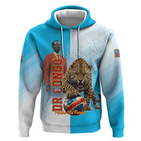 Custom DR Congo Football 2026 Zip Hoodie Fimbu Na Fimbu