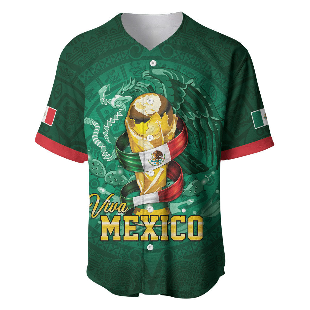 Custom Mexican Soccer 2026 Baseball Jersey Viva Mexico