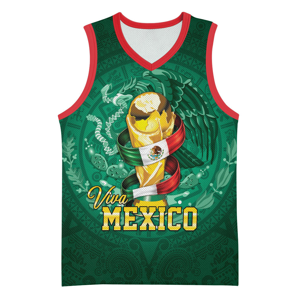 Custom Mexican Soccer 2026 Basketball Jersey Viva Mexico