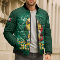 Custom Mexican Soccer 2026 Bomber Puffer Jacket Viva Mexico