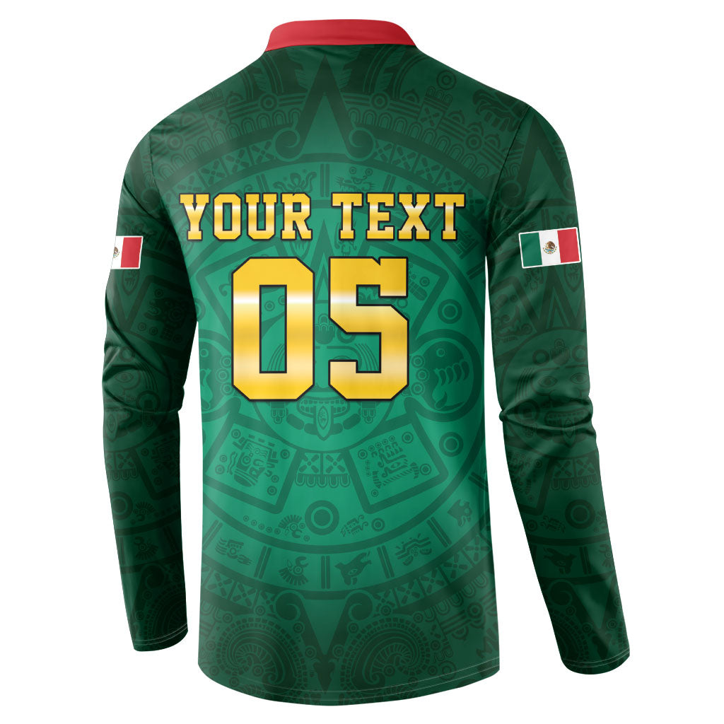 Custom Mexican Soccer 2026 Button Sweatshirt Viva Mexico