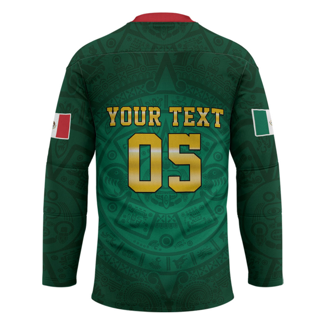 Custom Mexican Soccer 2026 Hockey Jersey Viva Mexico