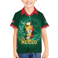 Custom Mexican Soccer 2026 Kid Hawaiian Shirt Viva Mexico