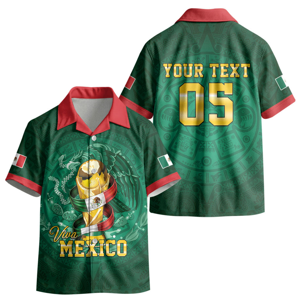 Custom Mexican Soccer 2026 Kid Hawaiian Shirt Viva Mexico LT05