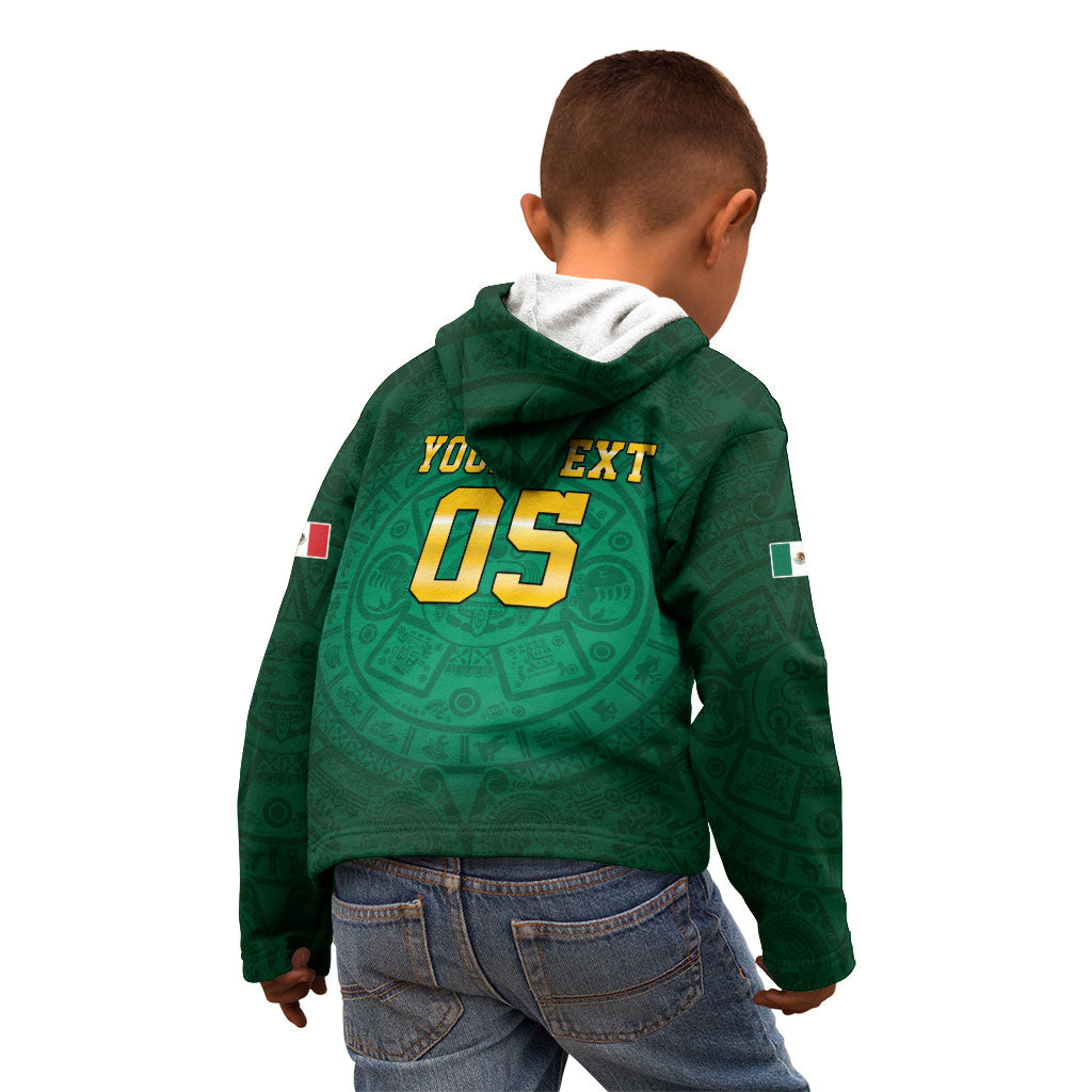 Custom Mexican Soccer 2026 Kid Hoodie Viva Mexico