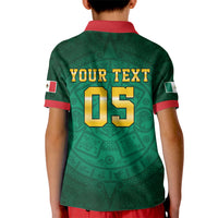 Custom Mexican Soccer 2026 Kid Polo Shirt Viva Mexico