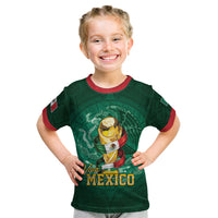 Custom Mexican Soccer 2026 Kid T Shirt Viva Mexico
