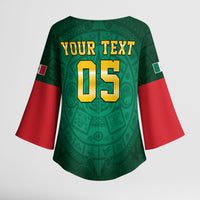 Custom Mexican Soccer 2026 Kimono Sleeve Blouse Viva Mexico