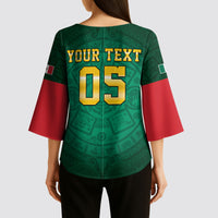 Custom Mexican Soccer 2026 Kimono Sleeve Blouse Viva Mexico