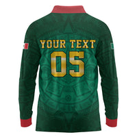 Custom Mexican Soccer 2026 Long Sleeve Polo Shirt Viva Mexico