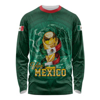 Custom Mexican Soccer 2026 Long Sleeve Shirt Viva Mexico