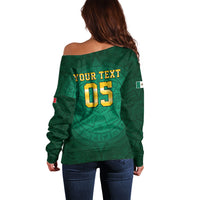 Custom Mexican Soccer 2026 Off Shoulder Sweater Viva Mexico