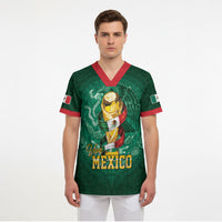 Custom Mexican Soccer 2026 Scrub Top Viva Mexico
