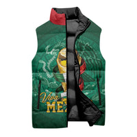 Custom Mexican Soccer 2026 Sleeveless Puffer Jacket Viva Mexico
