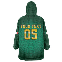 Custom Mexican Soccer 2026 Wearable Blanket Hoodie Viva Mexico