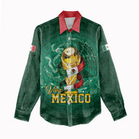 Custom Mexican Soccer 2026 Women Casual Shirt Viva Mexico