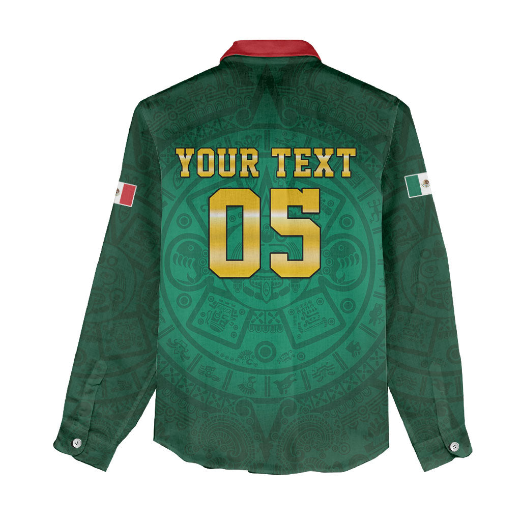 Custom Mexican Soccer 2026 Women Casual Shirt Viva Mexico