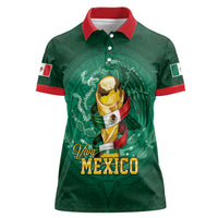 Custom Mexican Soccer 2026 Women Polo Shirt Viva Mexico