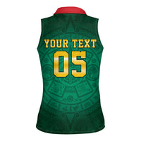 Custom Mexican Soccer 2026 Women Sleeveless Polo Shirt Viva Mexico