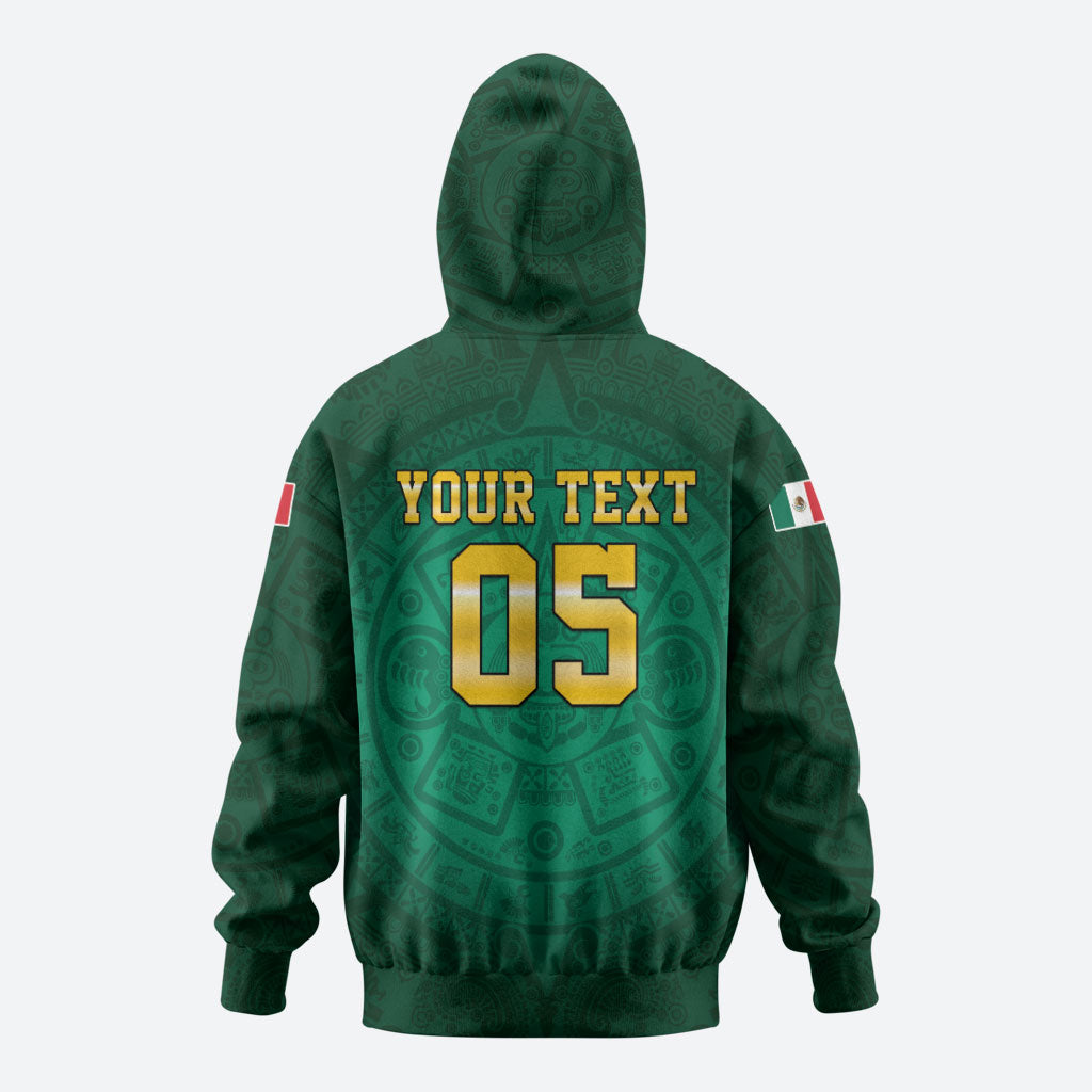 Custom Mexican Soccer 2026 Zip Hoodie Viva Mexico