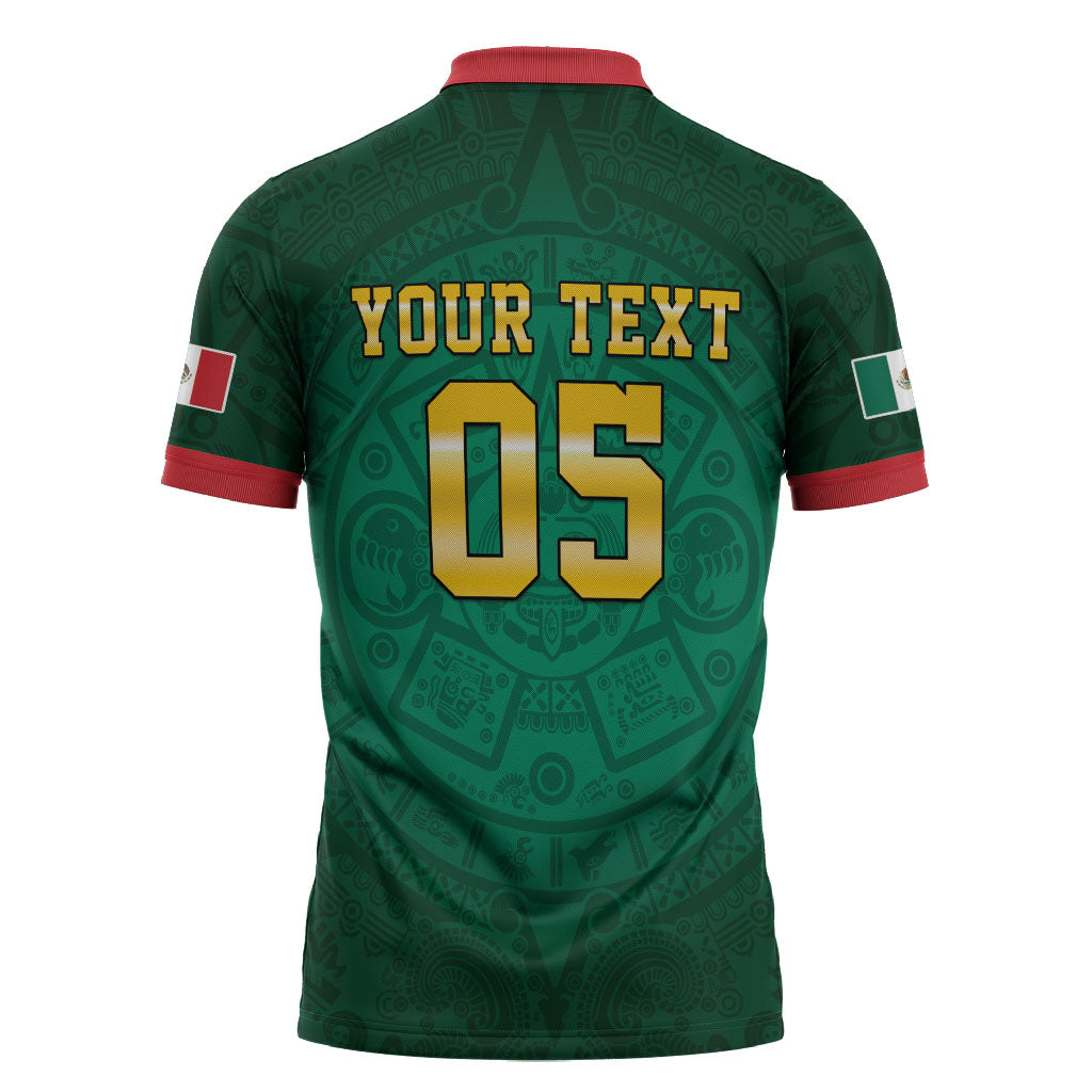 Custom Mexican Soccer 2026 Zipper Polo Shirt Viva Mexico