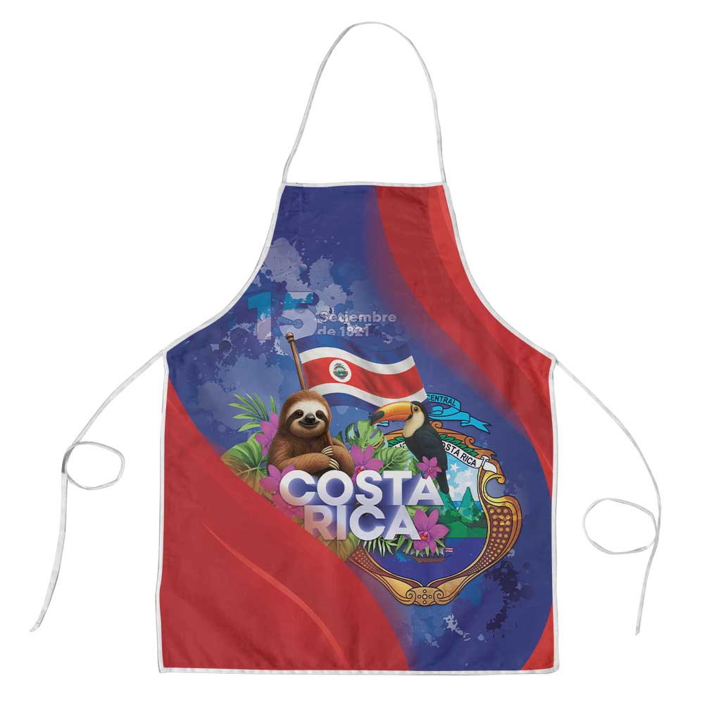 Costa Rica Independence Day Apron 204 Years Of Freedom - Wonder Print Shop