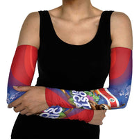 Costa Rica Independence Day Arm Sleeves 204 Years Of Freedom - Wonder Print Shop