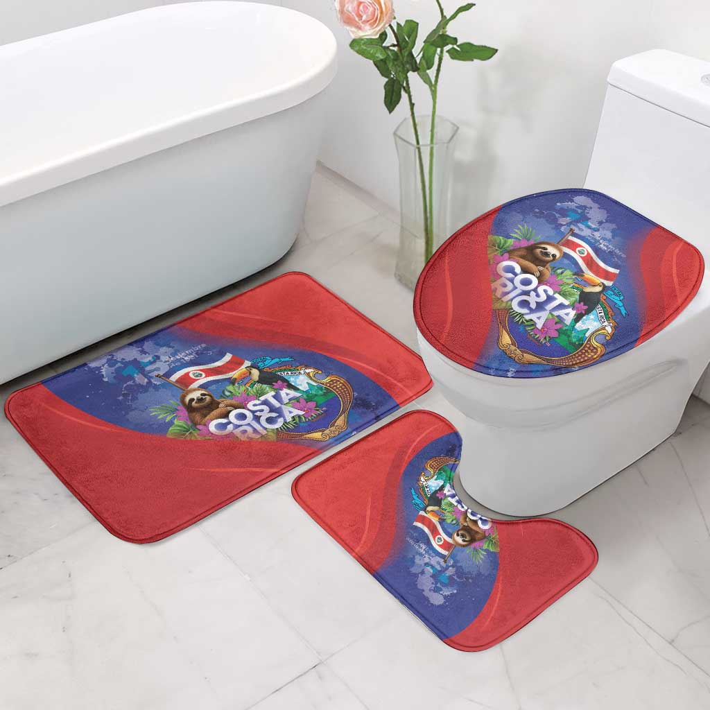Costa Rica Independence Day Bathroom Set 204 Years Of Freedom - Wonder Print Shop