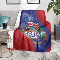 Costa Rica Independence Day Blanket 204 Years Of Freedom - Wonder Print Shop