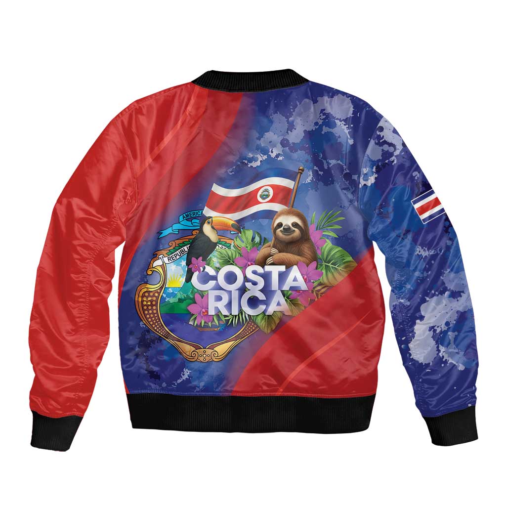 Costa Rica Independence Day Bomber Jacket 204 Years Of Freedom - Wonder Print Shop
