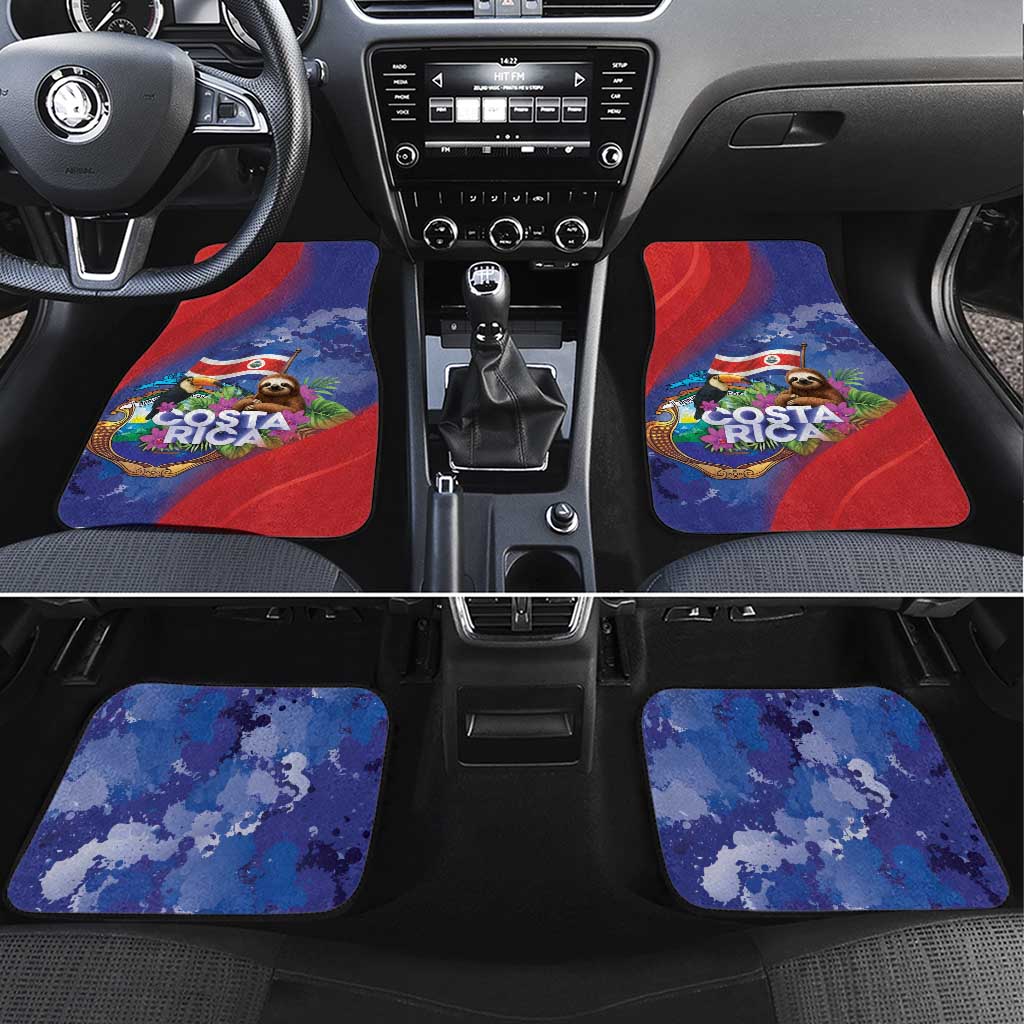 Costa Rica Independence Day Car Mats 204 Years Of Freedom - Wonder Print Shop