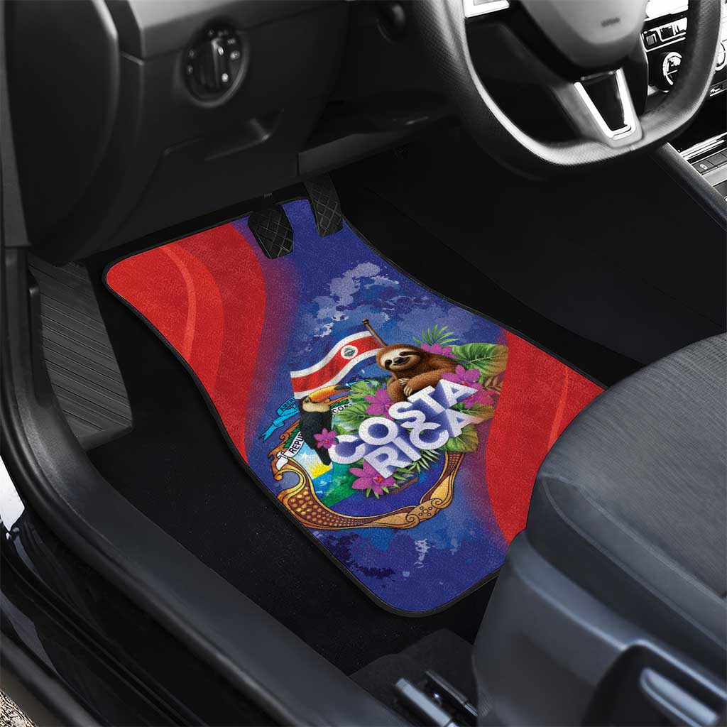 Costa Rica Independence Day Car Mats 204 Years Of Freedom - Wonder Print Shop