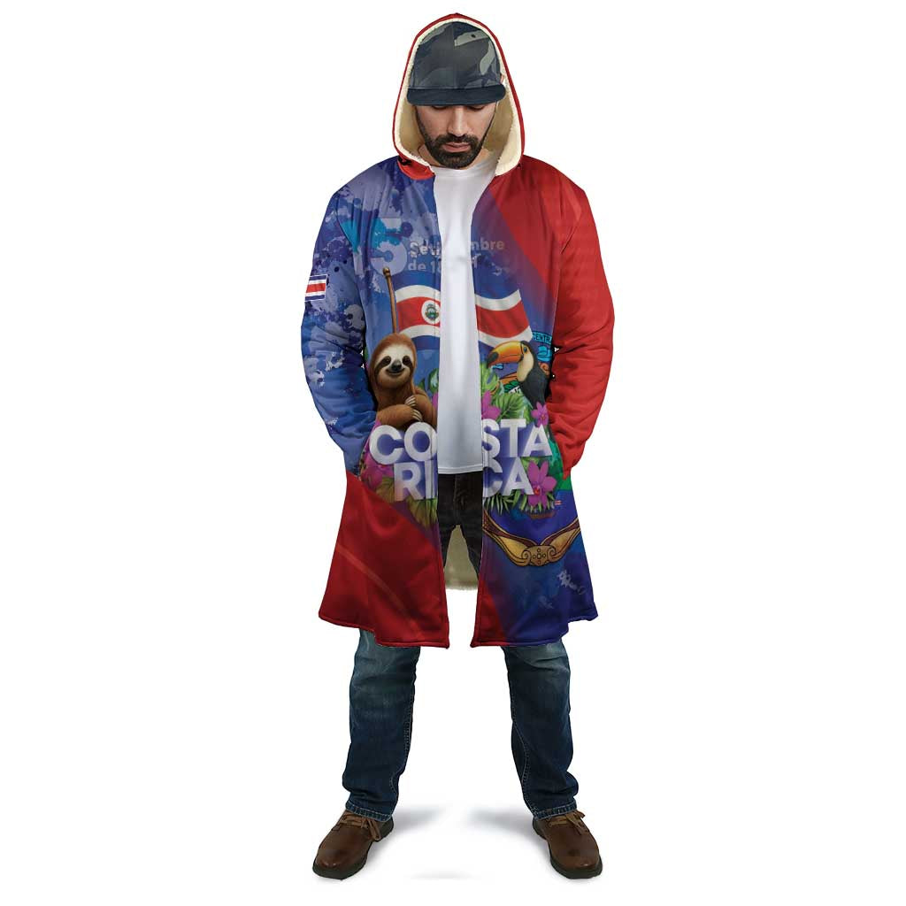 Costa Rica Independence Day Cloak 204 Years Of Freedom - Wonder Print Shop