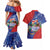 Costa Rica Independence Day Couples Matching Mermaid Dress and Hawaiian Shirt 204 Years Of Freedom - Wonder Print Shop